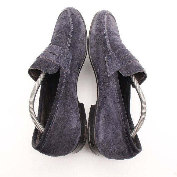To Boot New York Men's Size 11 Leather Suede Penny Loafer Navy Blue - Picture 6 of 11